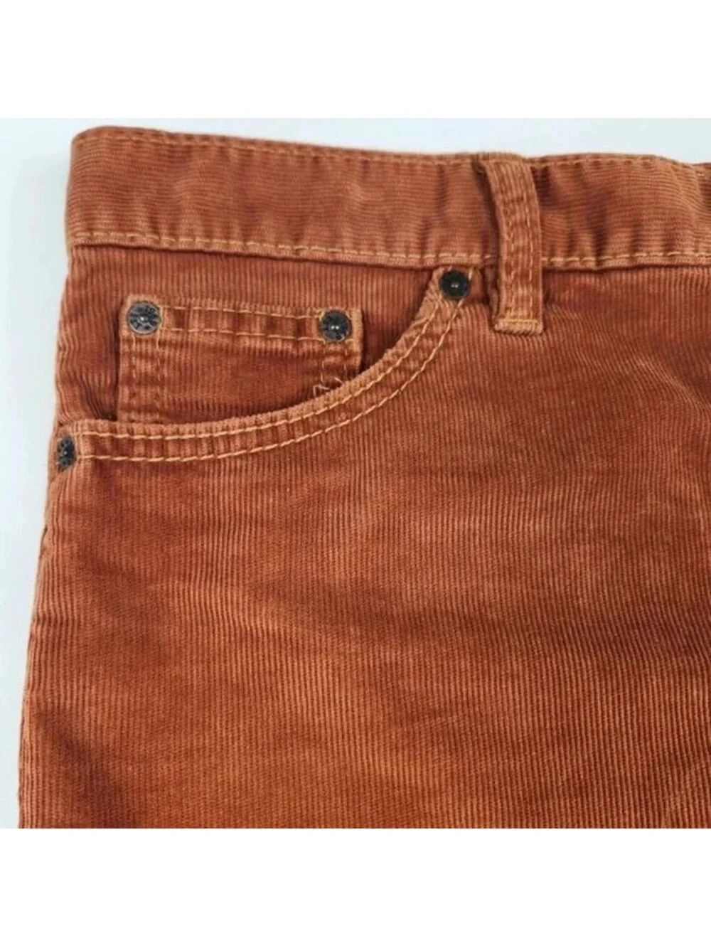 Gap 1969 Vintage Rust Corduroy Mini Skirt - Picture 3 of 9